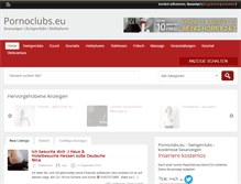 Tablet Screenshot of pornoclubs.eu